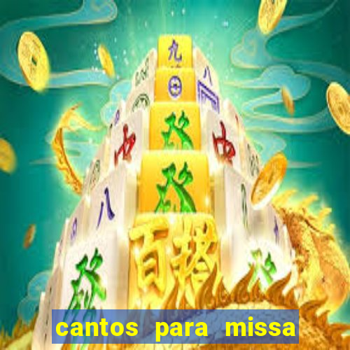 cantos para missa de santa terezinha